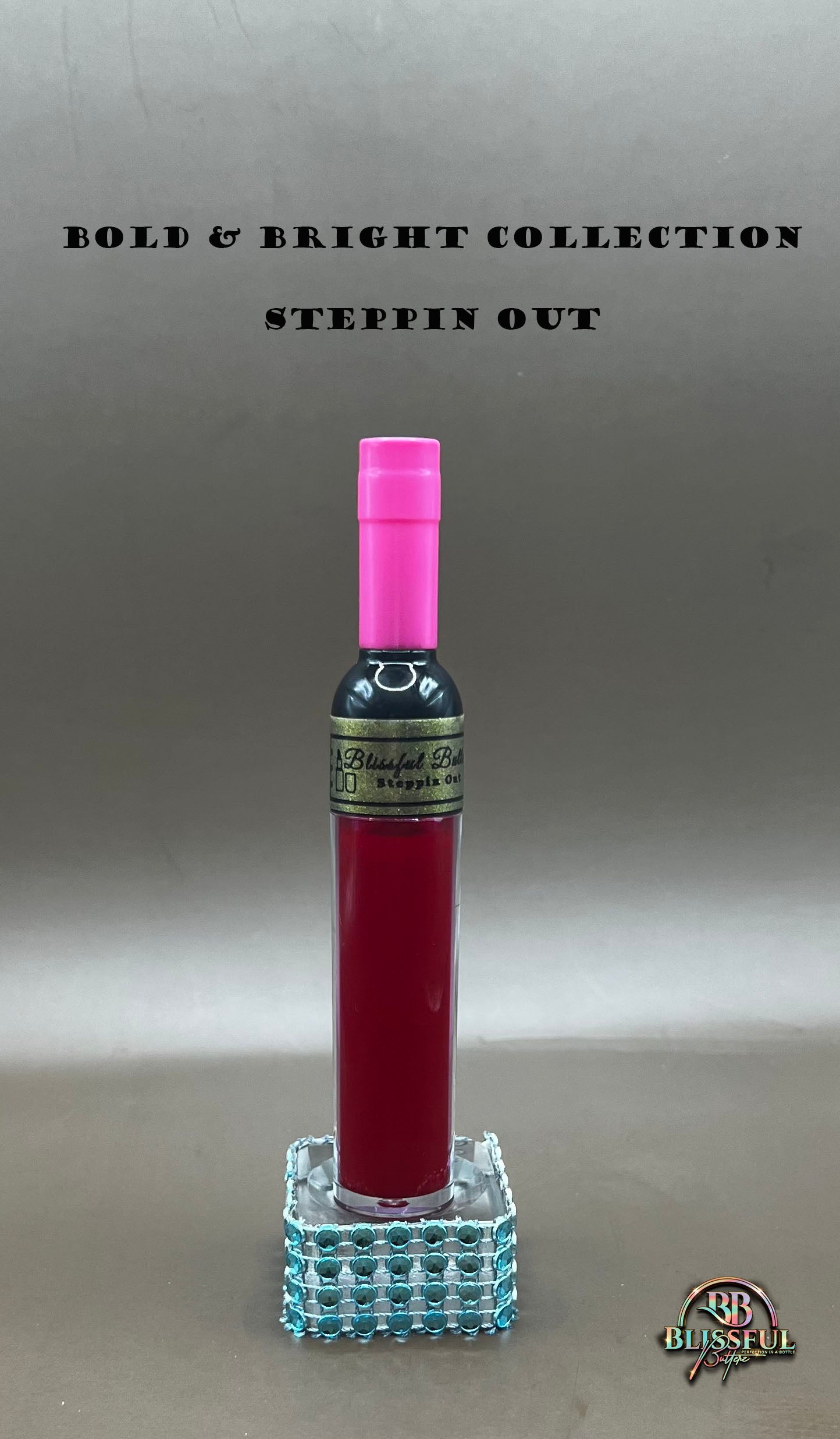 Bold & Bright Lip Collection *Wine Bottled Shaped Lip Gloss *